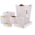 Swarovski Valencia Vanity Set with Gold Trim