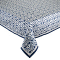 Alfresco Tablecloth in Navy & Blue