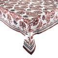 Botanica Tablecloth in Ivory & Brown by Kim Seybert