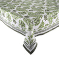 Botanica Tablecloth in Ivory & Green by Kim Seybert