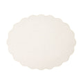 Victoria Oval Scallop Placemat by Deborah Rhodes