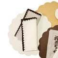 Juliet Embroidered Napkin by Deborah Rhodes