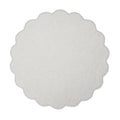 Victoria Round Scallop Placemat by Deborah Rhodes