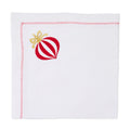 Vintage Bauble Embroidered Napkin by Deborah Rhodes