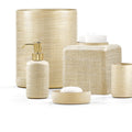 Woven Gold Luxury Bath Vanity Set by LaBrazel