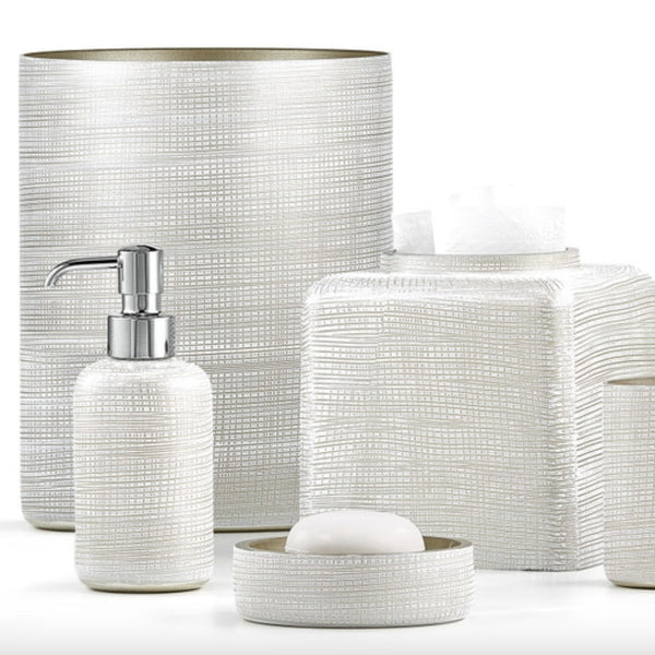 Woven Platinum Luxury Bath Vanity Set