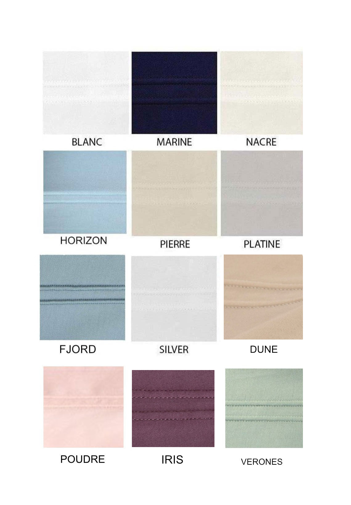 Triomphe Sateen Bed Linens by Yves Delorme