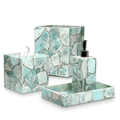 Amazonite Gemstone Premium Vanity Set by Mike and Ally