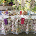 Biloba Table Linens by Tessitura Toscana Telerie