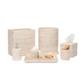 Dalton Whitewashed Rattan Vanity Set by Pigeon and Poodle