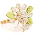 Glass Dahlia Napkin Ring by Deborah Rhodes