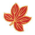 Harvest Leaf Embroidered Coasters by Deborah Rhodes