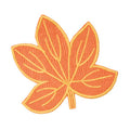 Harvest Leaf Embroidered Coasters by Deborah Rhodes