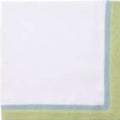 Tailored Border Napkin by Deborah Rhodes