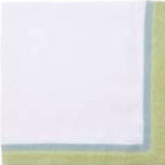 Tailored Border Napkin by Deborah Rhodes