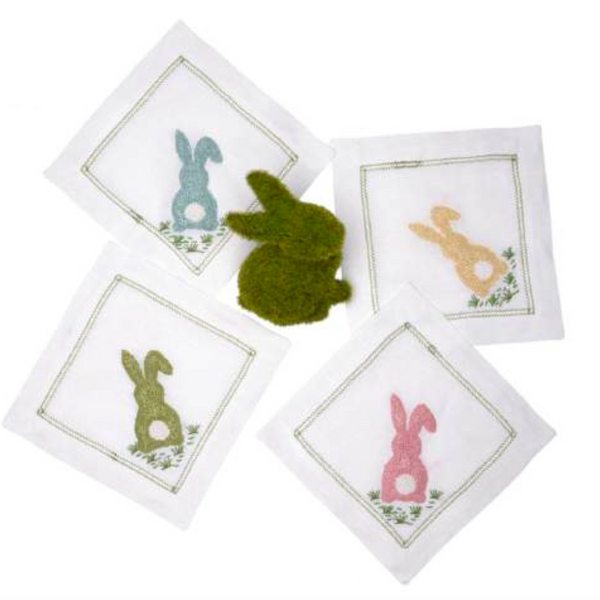 Cottontail Embroidered Napkin