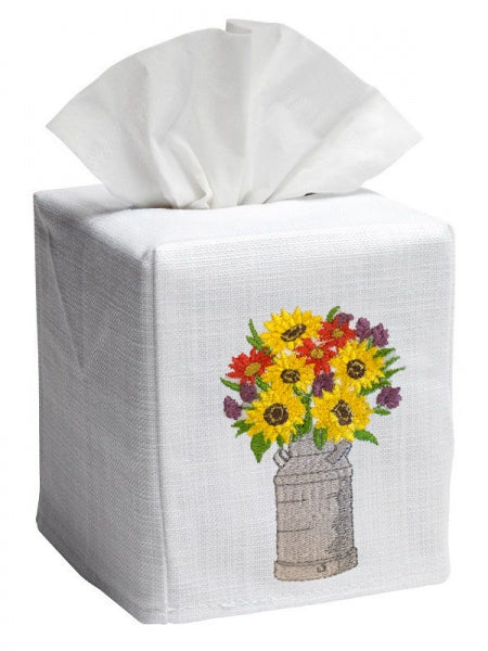 Sunflower Pitcher Tissue Box Cover