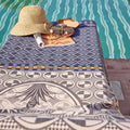 Palmeraie Cotton Beach Towels by Le Jacquard Francais