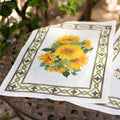 Etruscan Garden Tea Towel by Tessitura Toscana Telerie