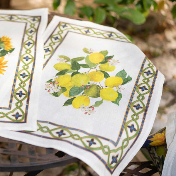 Etruscan Garden Tea Towel