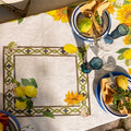 Etruscan Garden Table Linens by Tessitura Toscana Telerie