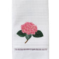 Pink Hydrangea Too Guest Towels Waffle Weave by Jacaranda Living
