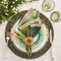 Forest Placemat in Green & Gold