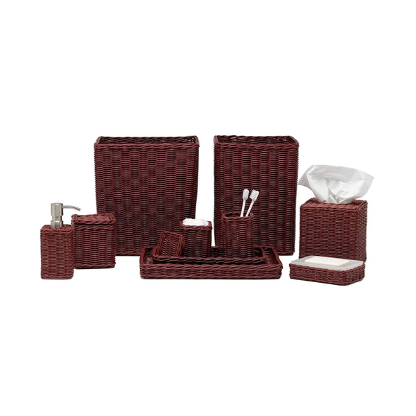 Kardia Bordeaux Red Vanity Set