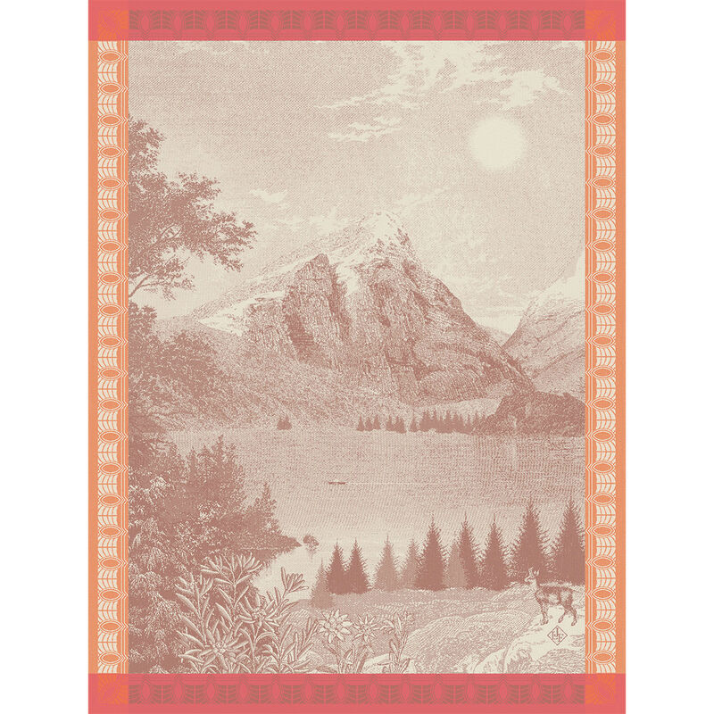 Altitude Cotton Tea Towel by Le Jacquard Francais