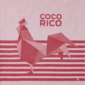 Coco-Rico Cotton Tea Towel by Le Jacquard Francais