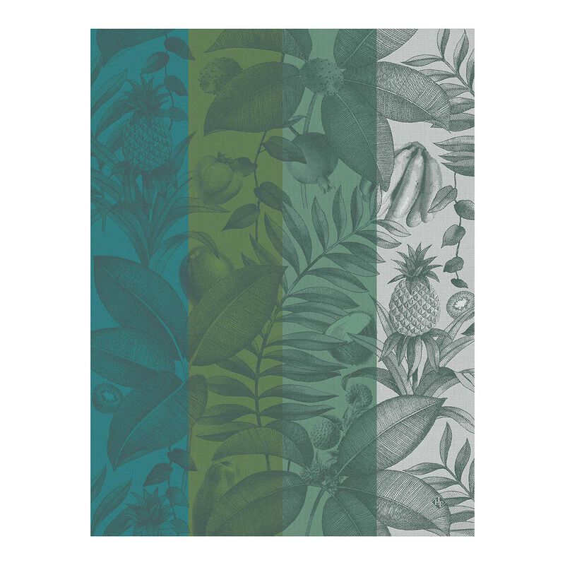 Fruits Exotiques Cotton Tea Towel by Le Jacquard Francais