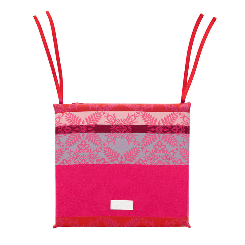 Mumbai Cotton Chair Cushion by Le Jacquard Francais