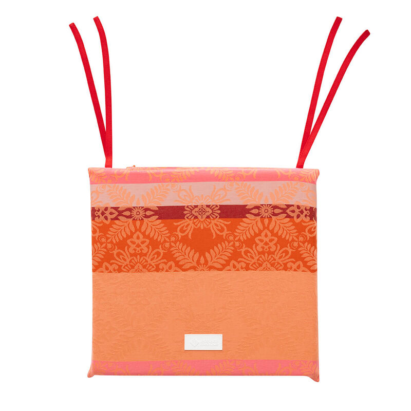 Mumbai Cotton Chair Cushion by Le Jacquard Francais