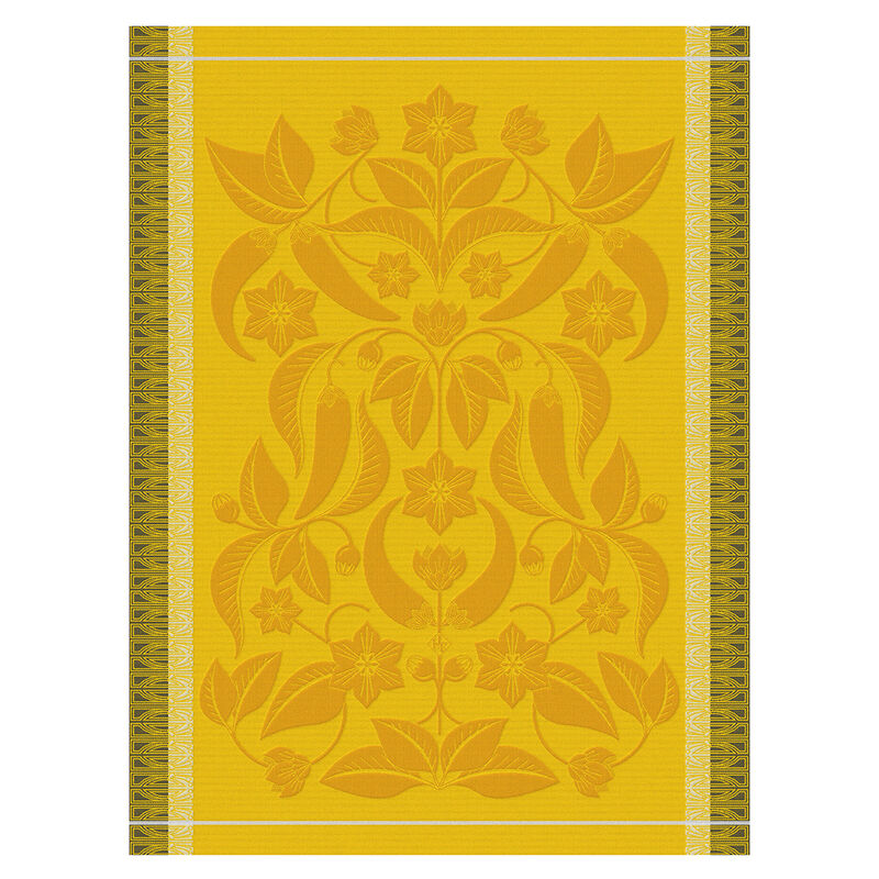 Piments Cotton Tea Towel by Le Jacquard Francais
