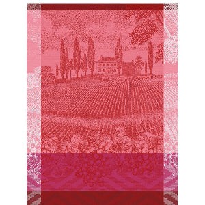 Vignoble Cotton Tea Towel by Le Jacquard Francais