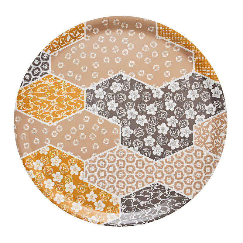 Wagara Wood Tray by Le Jacquard Francais