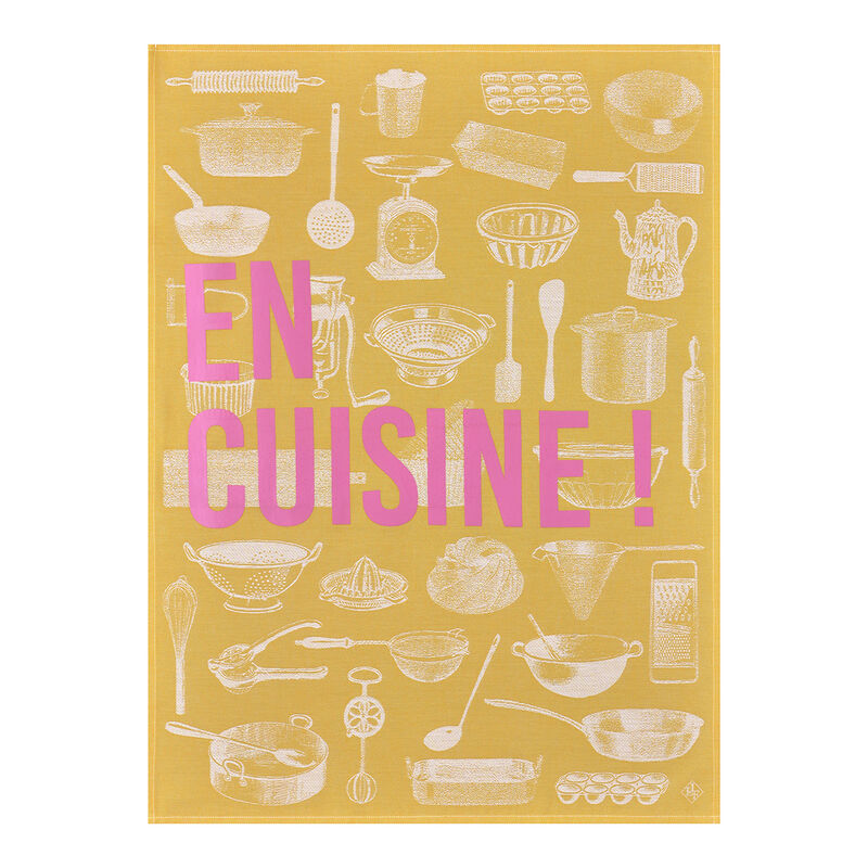 En Cuisine Tea Towel by Le Jacquard Francais