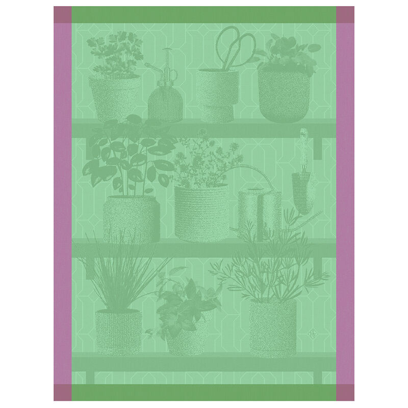 Herbes Tea Towel by Le Jacquard Francais