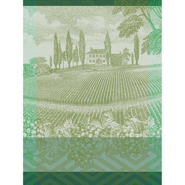 Vignoble Cotton Tea Towel by Le Jacquard Francais
