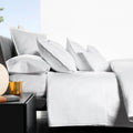 Nuvola Lineare Percale Bed Collection by Signoria