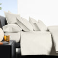 Nuvola Lineare Percale Bed Collection by Signoria
