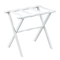 White Hardwood Hospitality Luggage Rack by Gatehouse Furniture