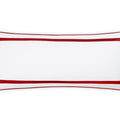 Louise Pique Lumbar Pillow Cover by Matouk Collection