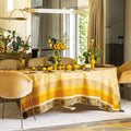 Gipsy Cotton Table Linens by Le Jacquard Francais
