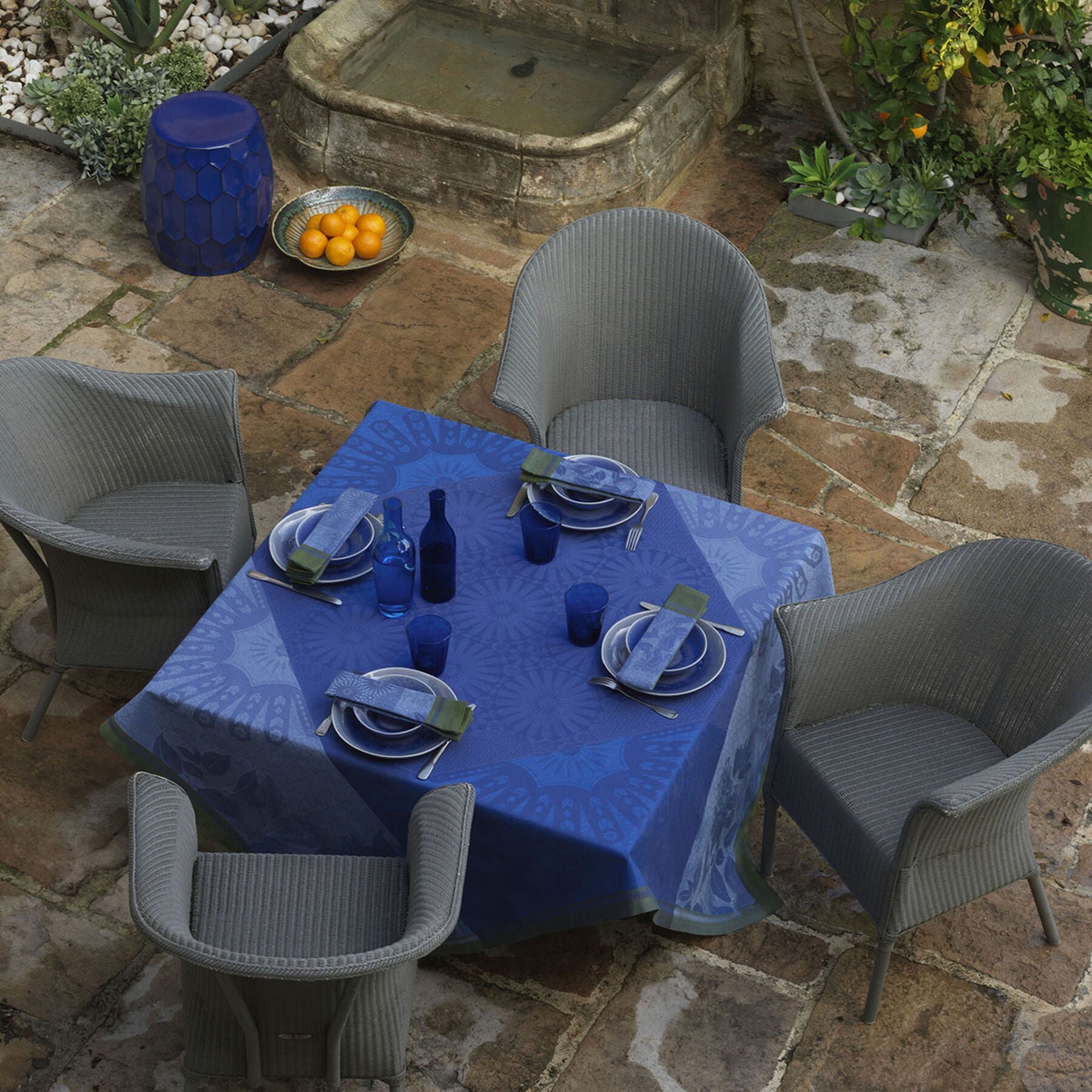 Jardin D'orient Table Linens by Le Jacquard Francais