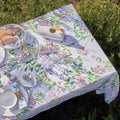 Pois de senteur Cotton Table Linens by Le Jacquard Francais