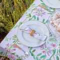 Pois de senteur Cotton Table Linens by Le Jacquard Francais