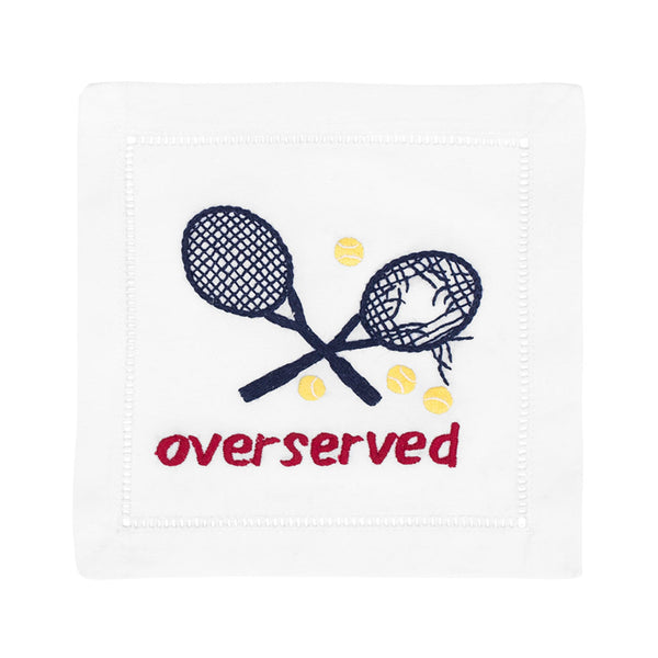 Overserved - Red, White & Blue Cocktail Napkins