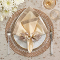 Palisade Placemat in Gold & Silver