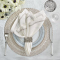 Palisade Placemat in Silver & Crystal